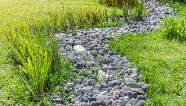 River Rock Garden Installation in Green Bay
