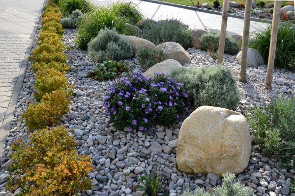 Decorative Rock Installation in Green Bay