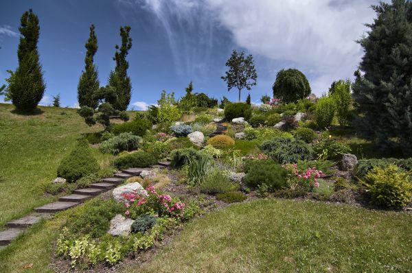 Steep Terrain Landscaping in Green Bay