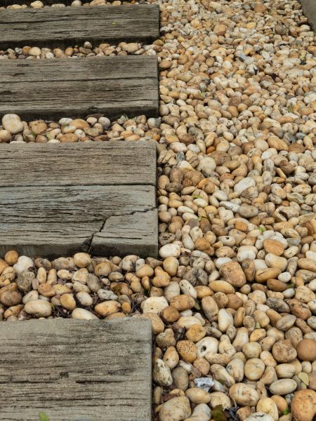 Pea Rock Installation in Green Bay